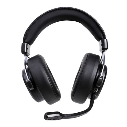 Audífonos Gamer Inalámbricos On ear | STF Beast MSI-105 | Videojuegos Microfono removible 12 hrs uso Low Latency Luz RGB