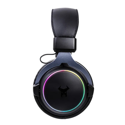 Audífonos Gamer Inalámbricos On ear | STF Beast MSI-105 | Videojuegos Microfono removible 12 hrs uso Low Latency Luz RGB