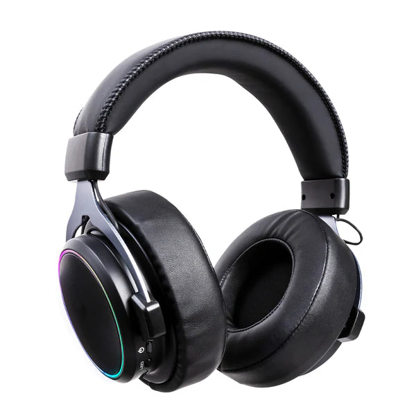 Audífonos Gamer Inalámbricos On ear | STF Beast MSI-105 | Videojuegos Microfono removible 12 hrs uso Low Latency Luz RGB