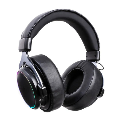 Audífonos Gamer Inalámbricos On ear | STF Beast MSI-105 | Videojuegos Microfono removible 12 hrs uso Low Latency Luz RGB